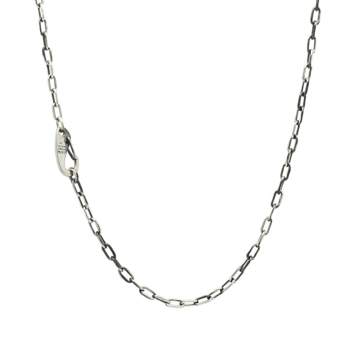 Magatama Simple Chain Necklace & Bracelet - Silver