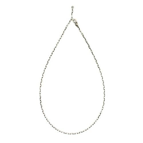 Magatama Simple Chain Necklace & Bracelet - Silver