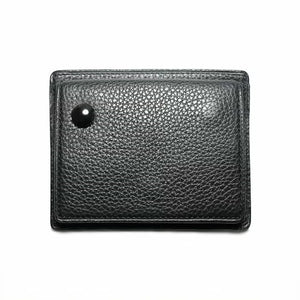 Cowhide Leather REIWA Compact Mini Wallet Oval Mini Wallet / Fragment Case
