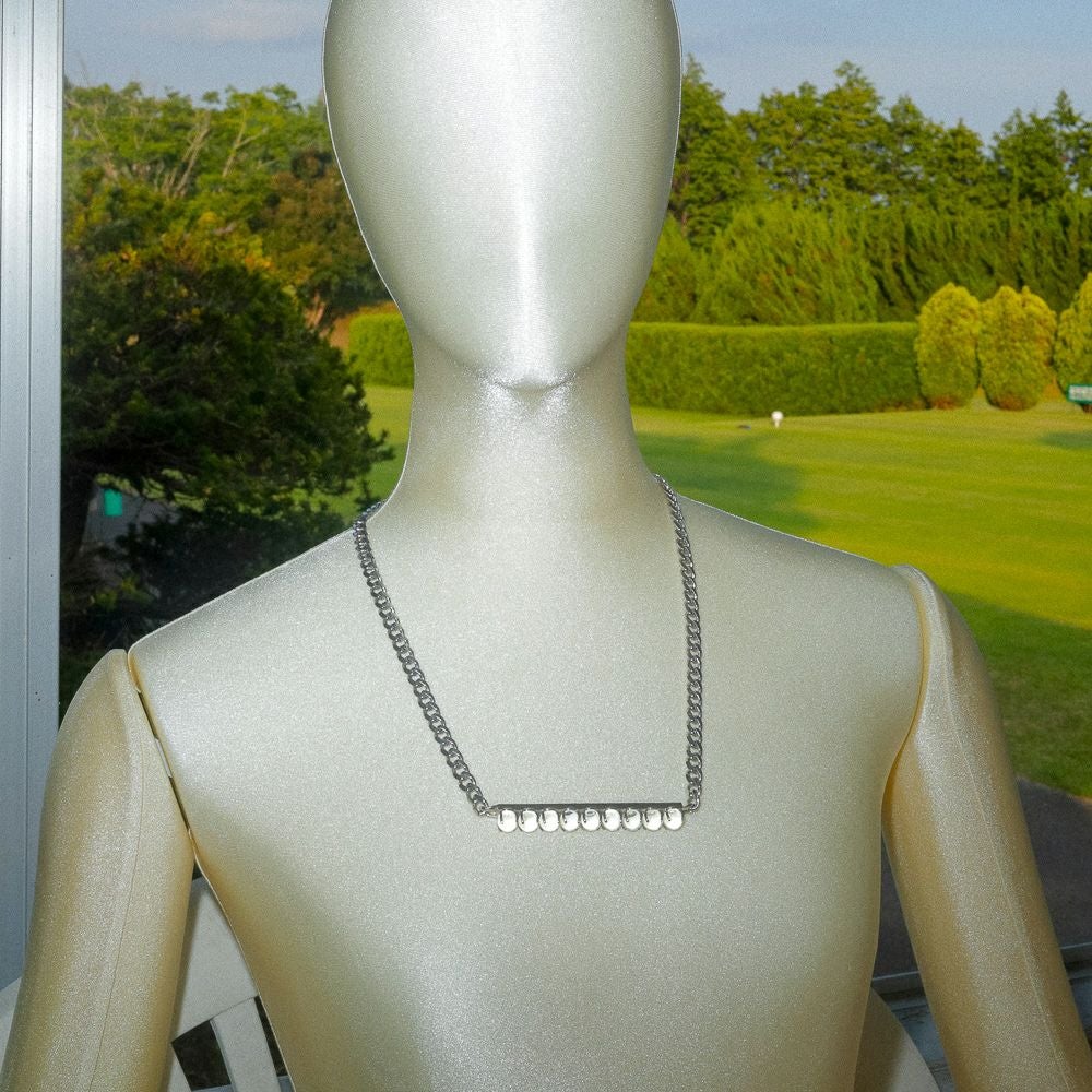 Thick "3-6-9" Crystal Necklace (Gemstone Quality) – 9-8mm Diameter