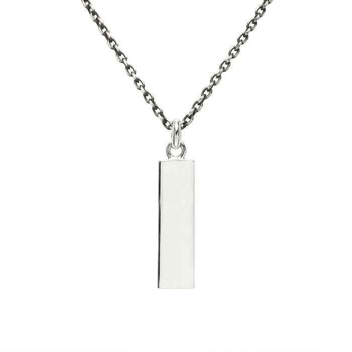 [Birthstone] PMA Plate Necklace / Birthstone