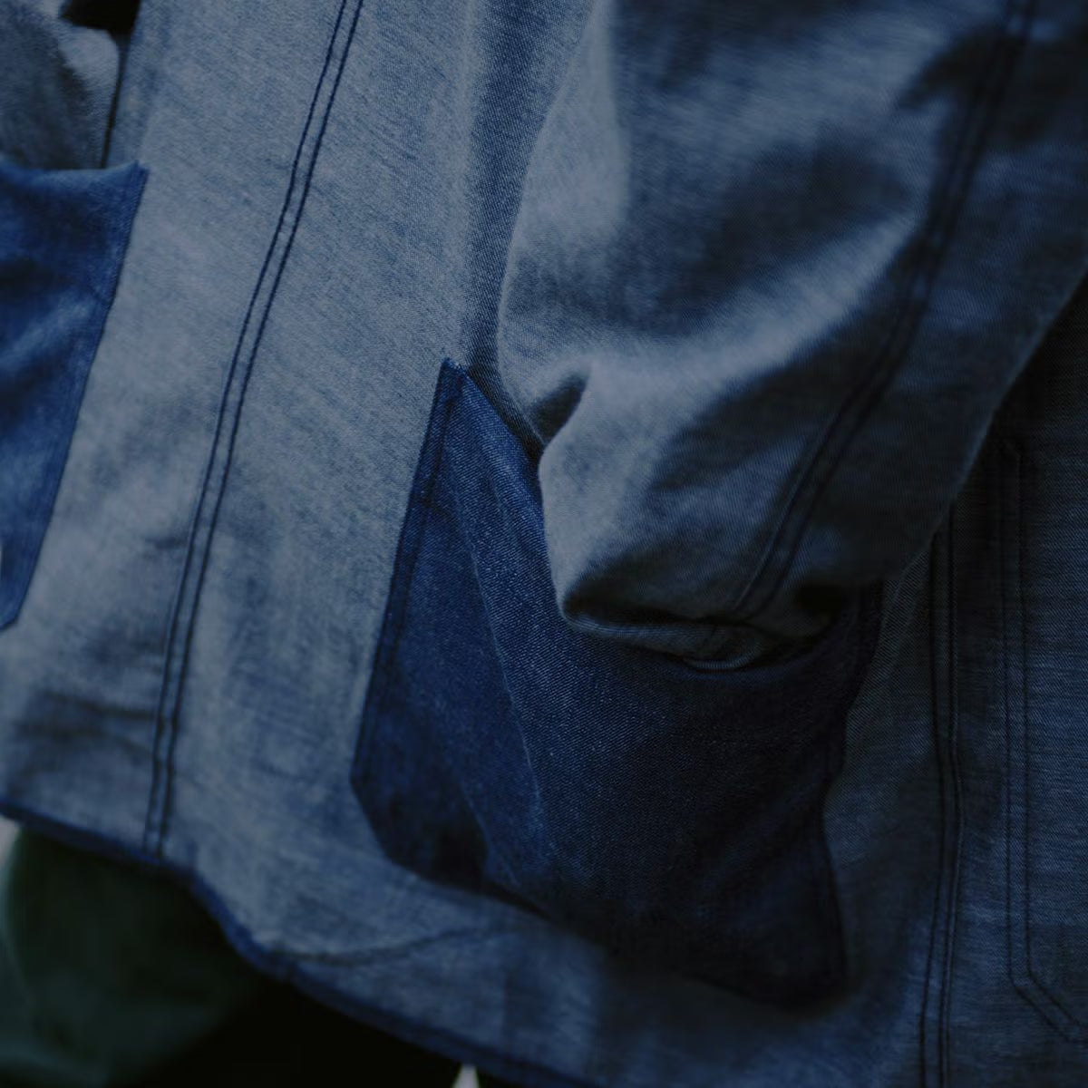 Super Angry"" Coverall Blue Denim