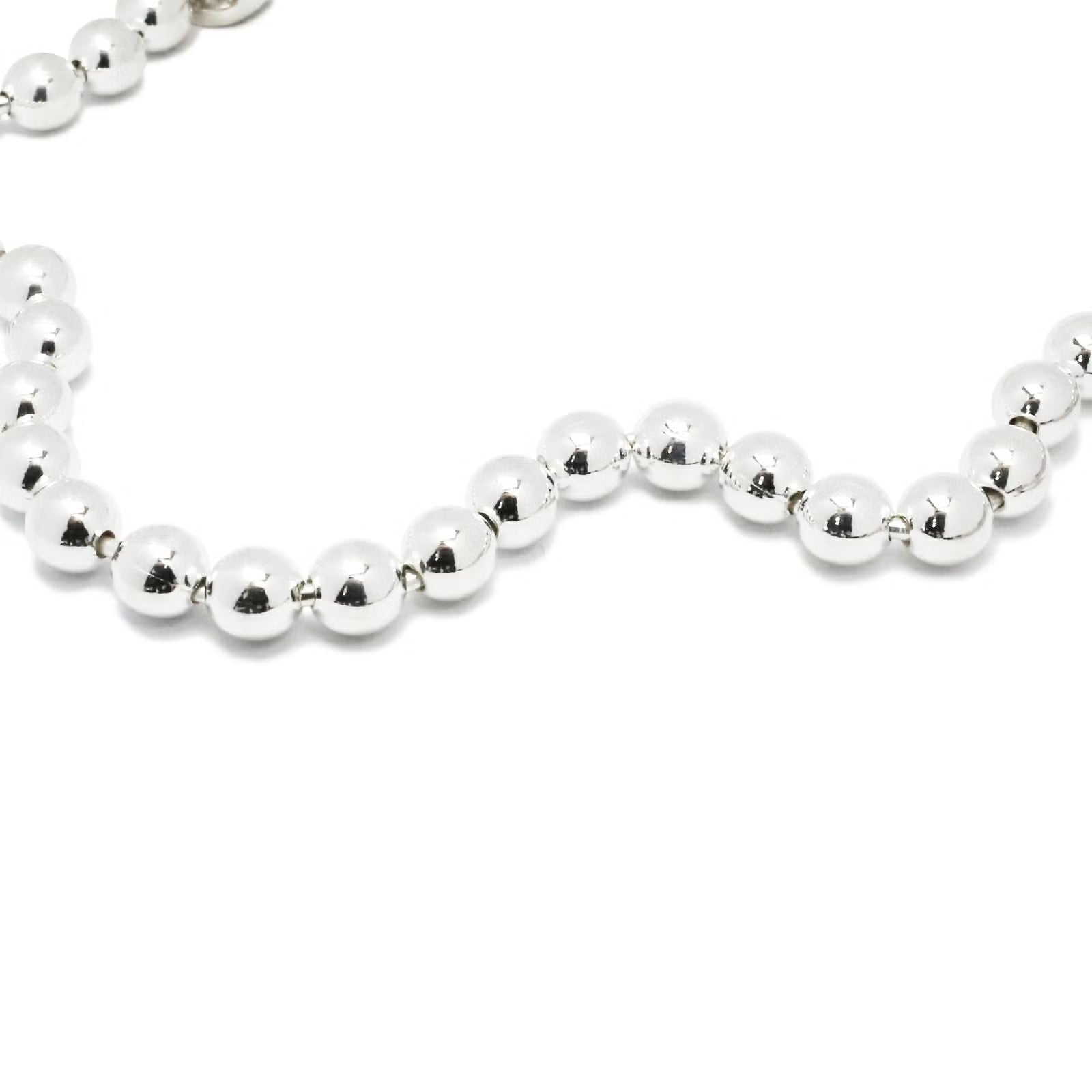 安全别针球形钱包链 M - 925 银