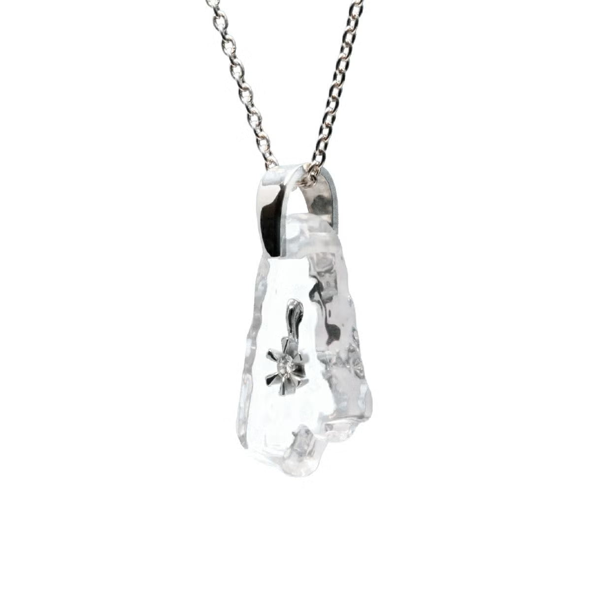 0℃ by JAM HOME MADE Chaton Diamond Necklace (Size S)