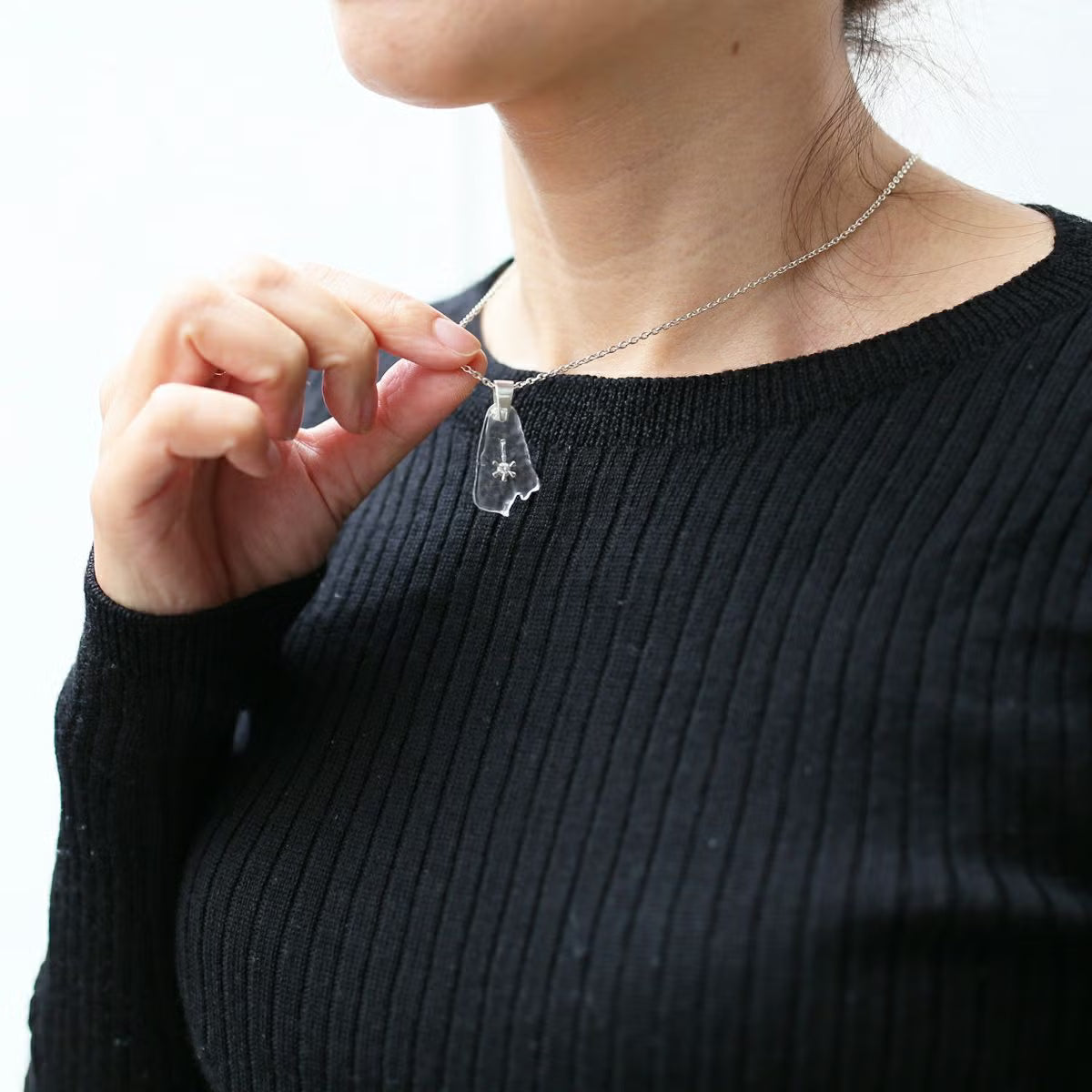 0℃ by JAM HOME MADE Chaton Diamond Necklace (Size S)