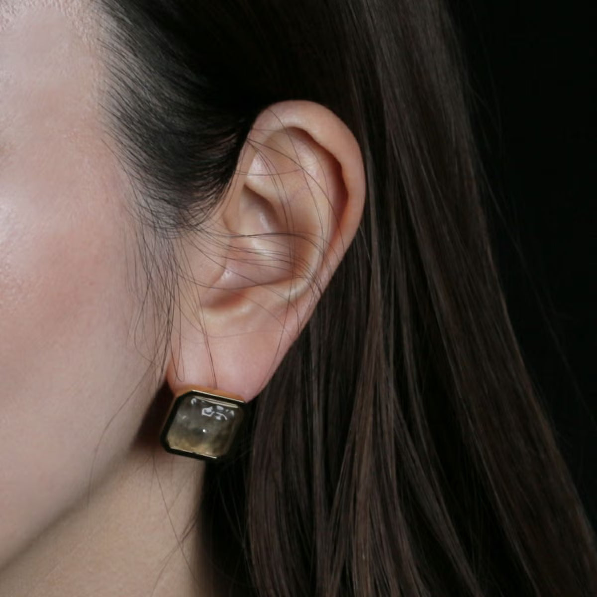 0℃ by JAM HOME MADE Frozen Diamond Earrings (Pair) - Gold / For Both Ears