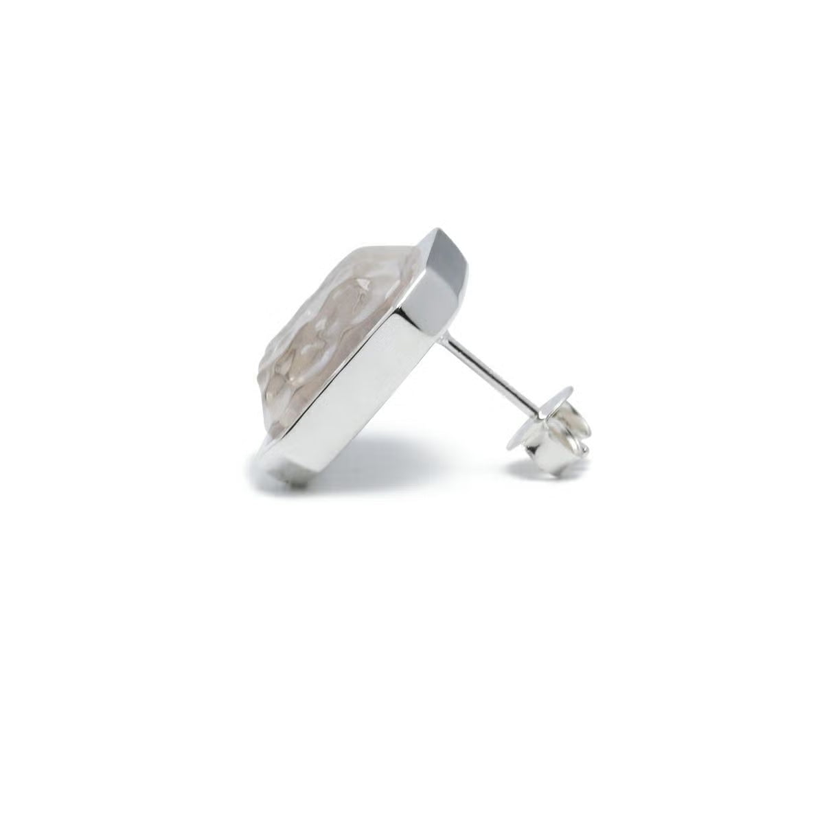 0℃ by JAM HOME MADE Frozen Diamond Earrings (Pair) - Silver / For Both Ears