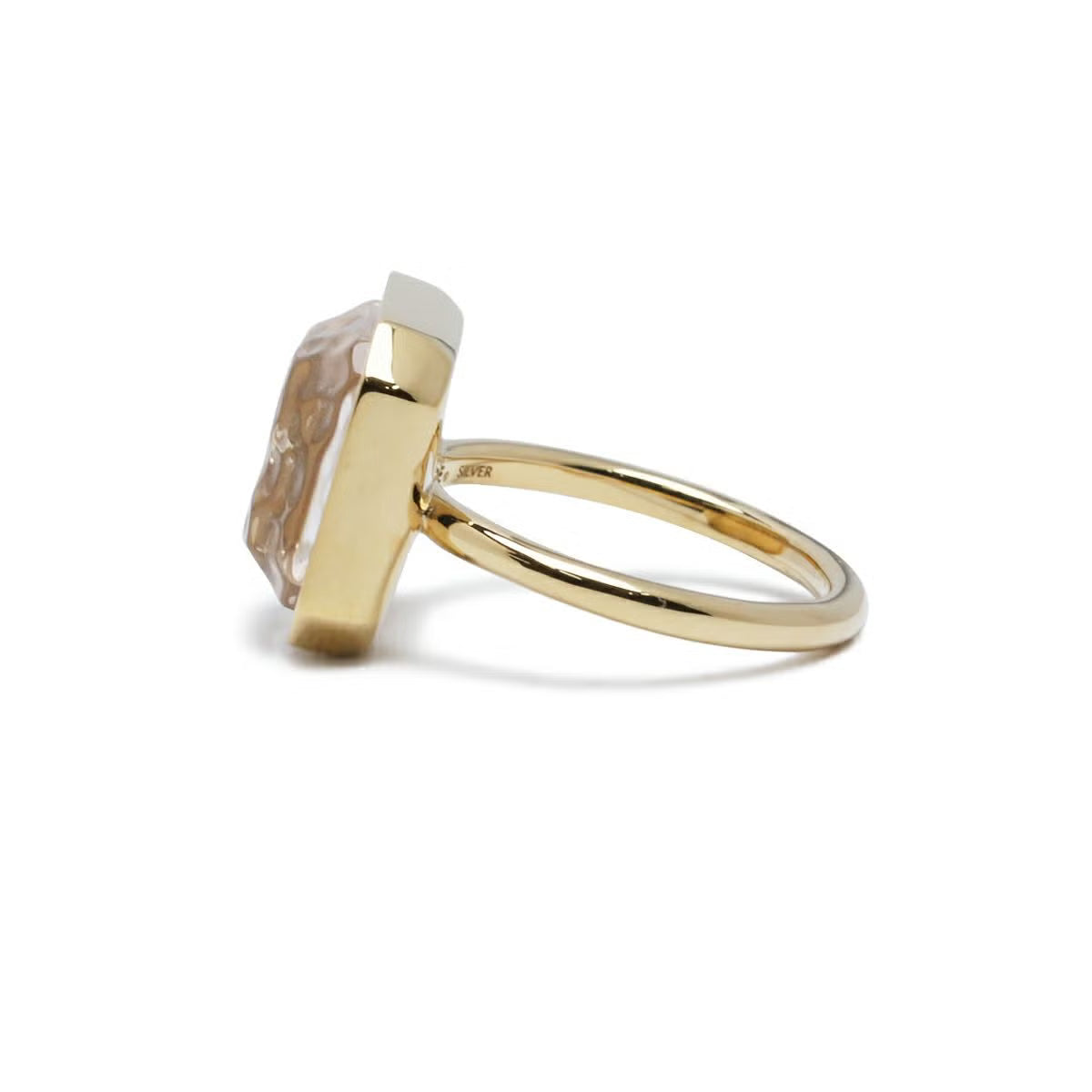0℃ by JAM HOME MADE Frozen Diamond Ring (Size S) - Gold