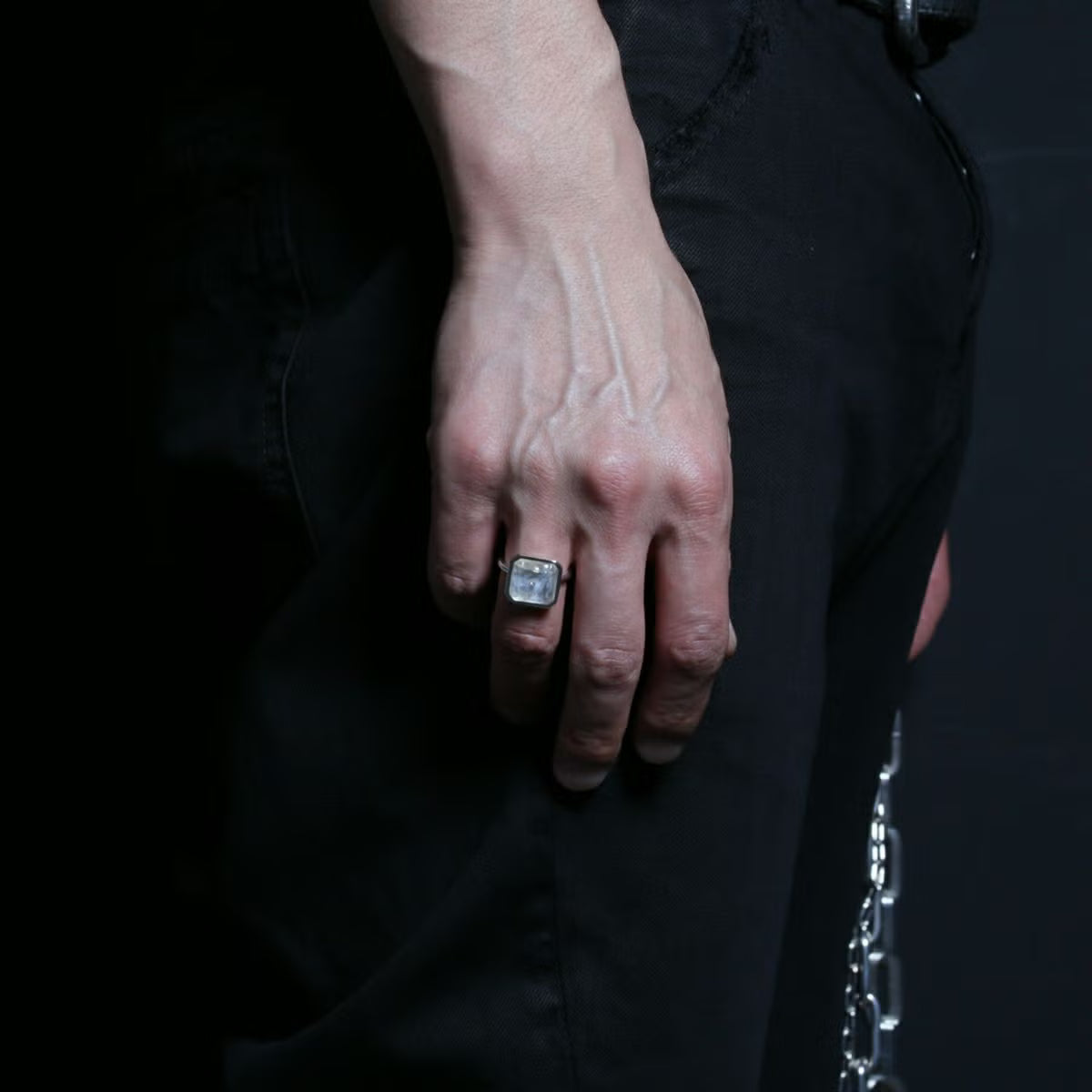 0℃ by JAM HOME MADE Frozen Diamond Ring (Size S) - Silver