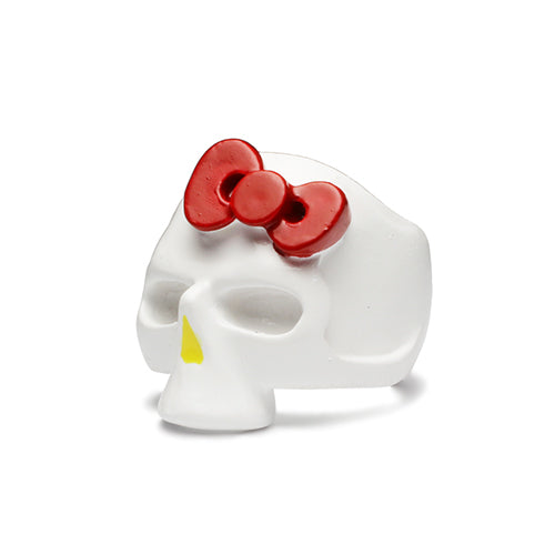 Hello Kitty Skull Face Ring - Full Color