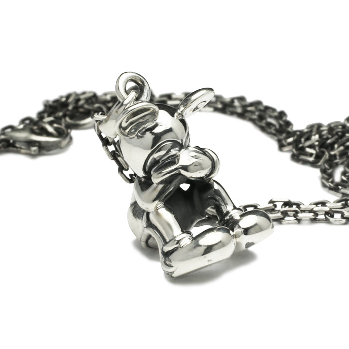 Mickey Mouse Necklace Type 2 - Silver