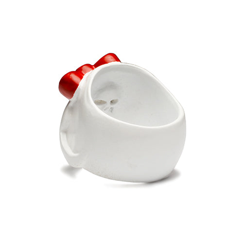 Hello Kitty Skull Face Ring - Full Color
