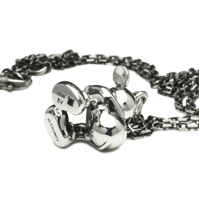 Mickey Mouse Necklace Type 2 - Silver