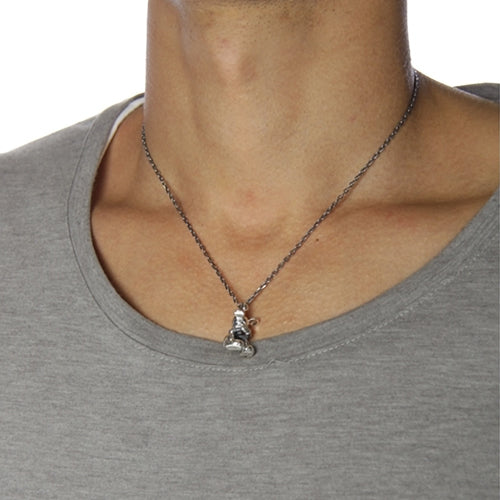 Mickey Mouse Necklace Type 2 - Silver