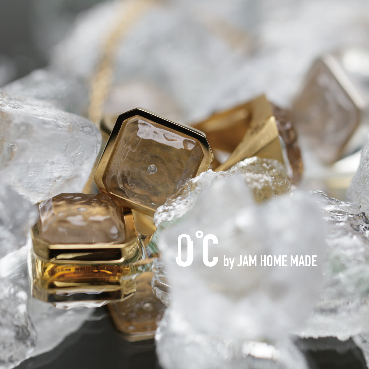 0℃ by JAM HOME MADE Frozen Diamond Ring (Size S) - Silver