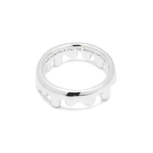 小熊维尼蜂蜜戒指 - 银色