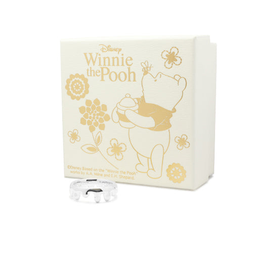 小熊维尼蜂蜜戒指 - 银色