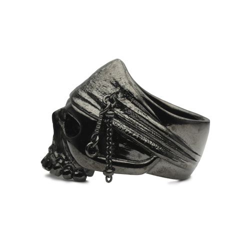 Pirates of the Caribbean: World's End Skull Ring - Black (Medium)
