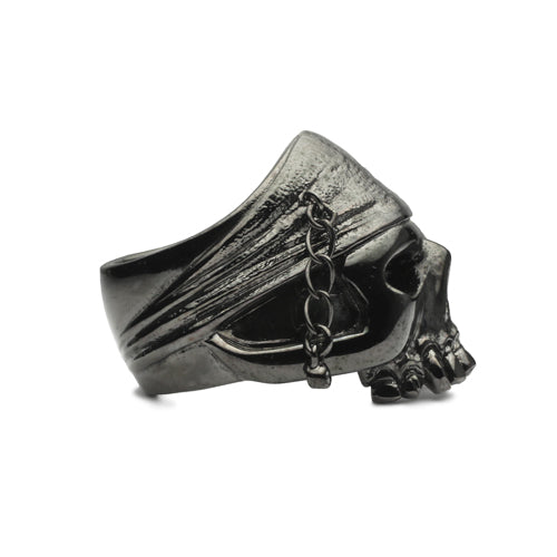 Pirates of the Caribbean: World's End Skull Ring - Black (Medium)