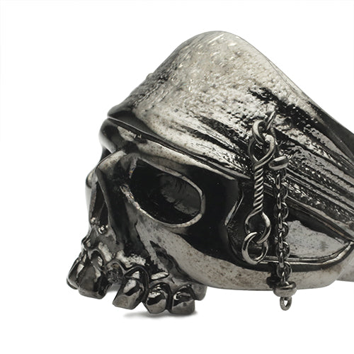 Pirates of the Caribbean: World's End Skull Ring - Black (Medium)
