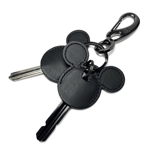 Mickey Mouse Leather Key Holder Cover / Carabiner Type