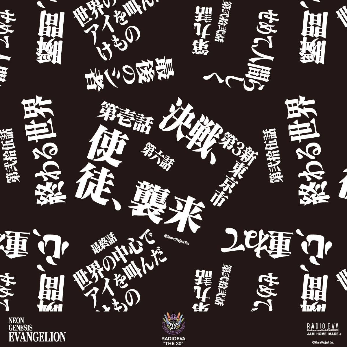 ×RADIO EVA EVANGELION Subtitle Camouflage Pattern 4NK Tote & Backpack/Rucksack "4NK experiment back bag Series #zwei"