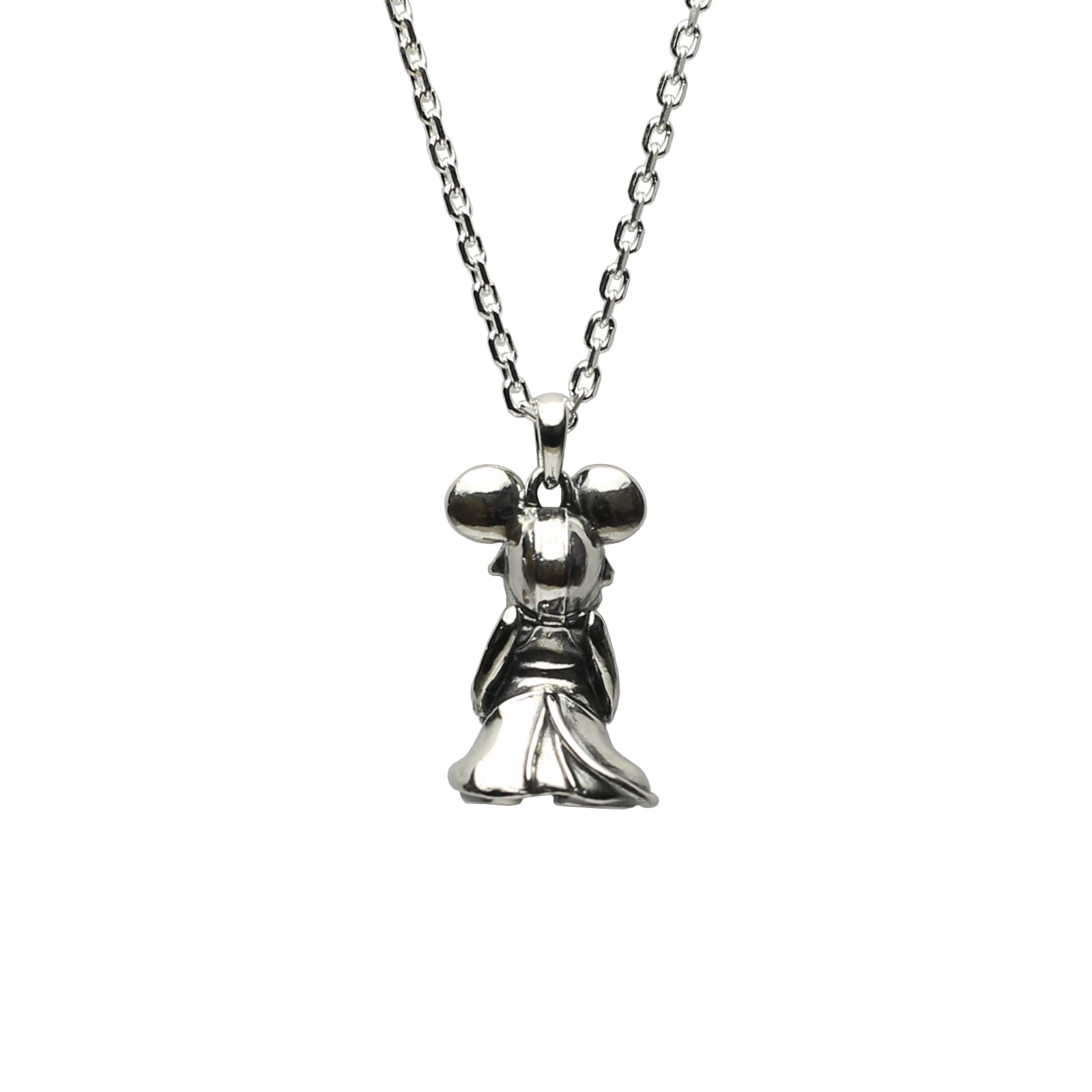 王国之心“国王（米奇老鼠）”项链 - 浅色（银色）