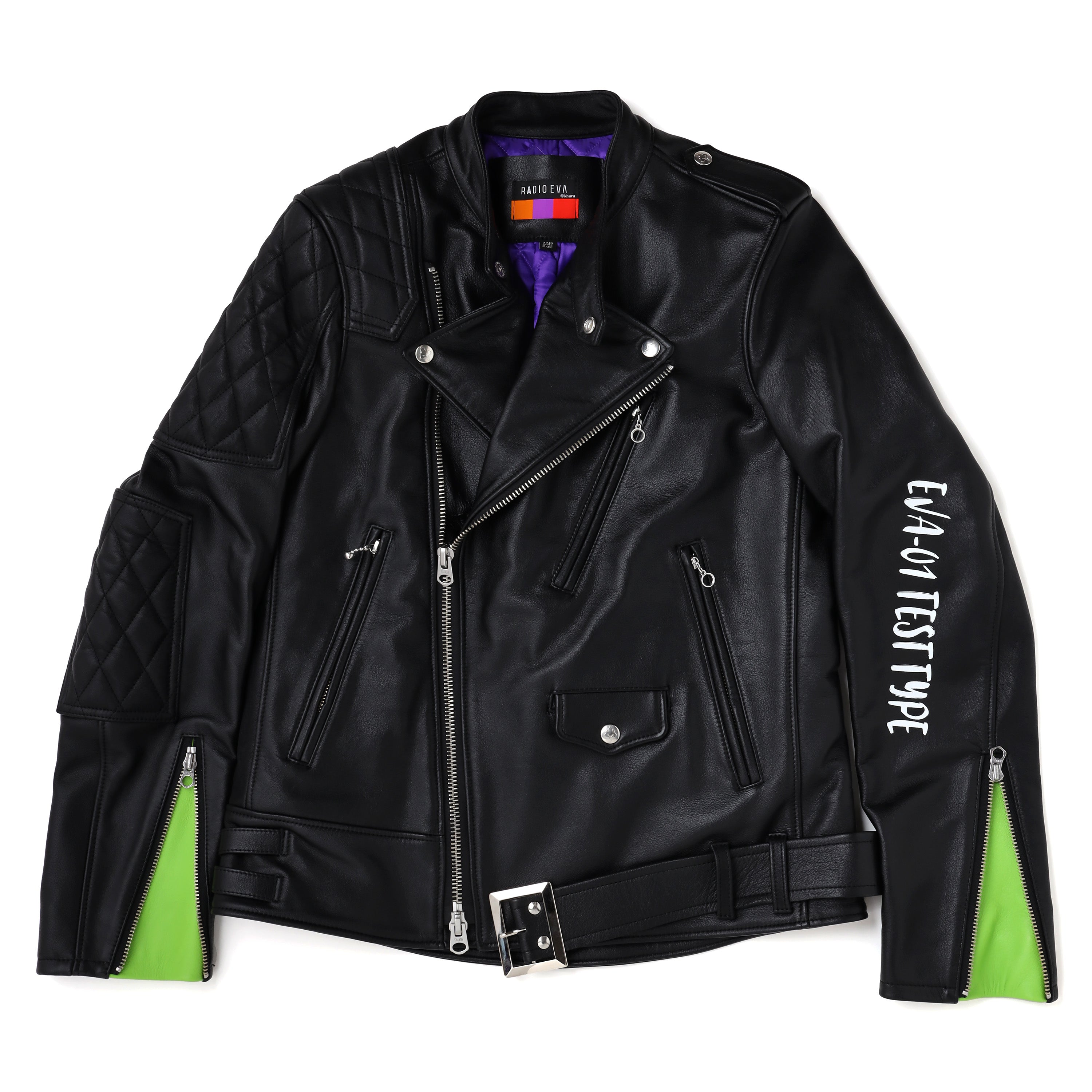 ×RADIO EVA "THE 30" × JAM HOME MADE Leather Rider's Jacket "MONSTAR"