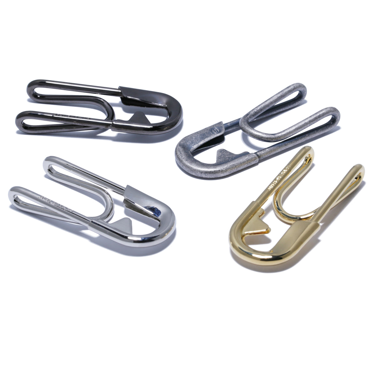 Safety Pin Wallet/Money Clip - Silver