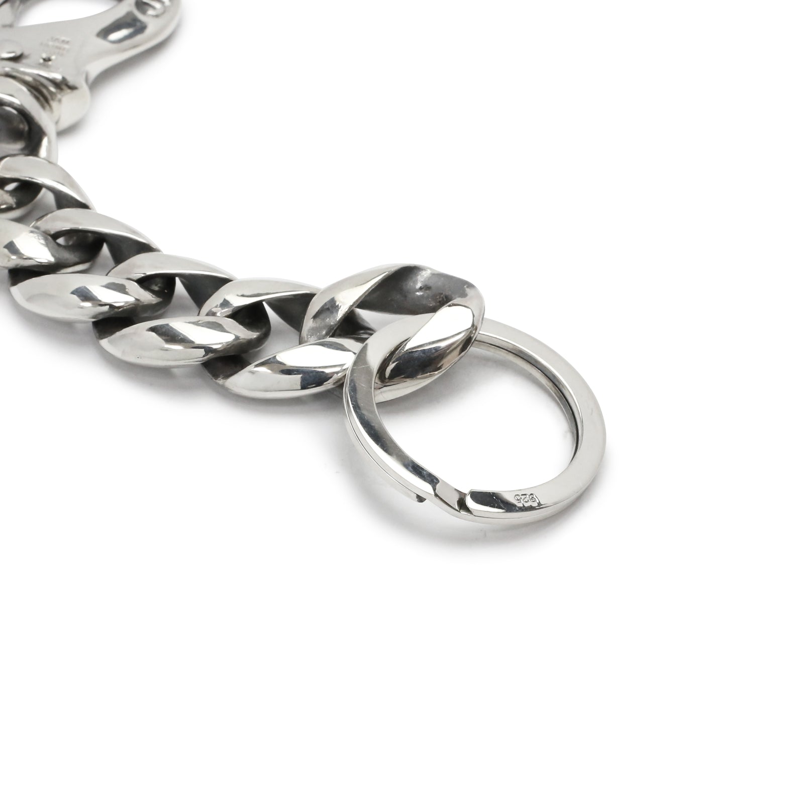 Classic Cuban Link Keychain / Keychain / Carabiner Type