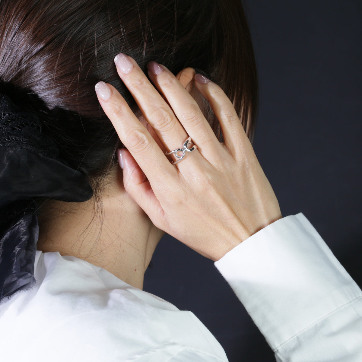 Safety Pin Ring S - Silver (Mirror Finish)