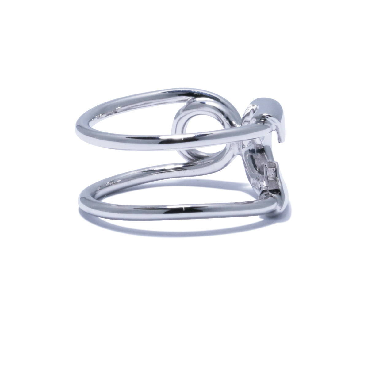 Safety Pin Ring M - Silver (Mirror Finish)/Ring