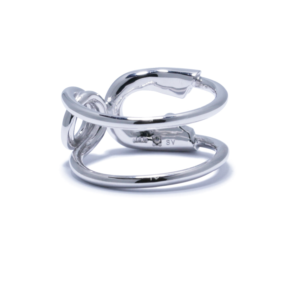 Safety Pin Ring M - Silver (Mirror Finish)/Ring