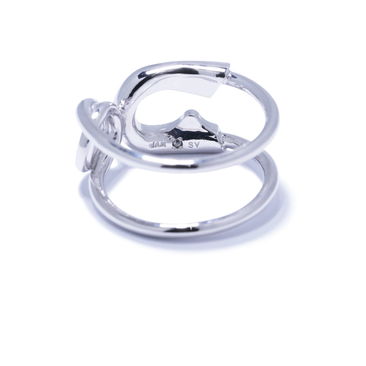 Safety Pin Ring M - Silver (Mirror Finish)/Ring