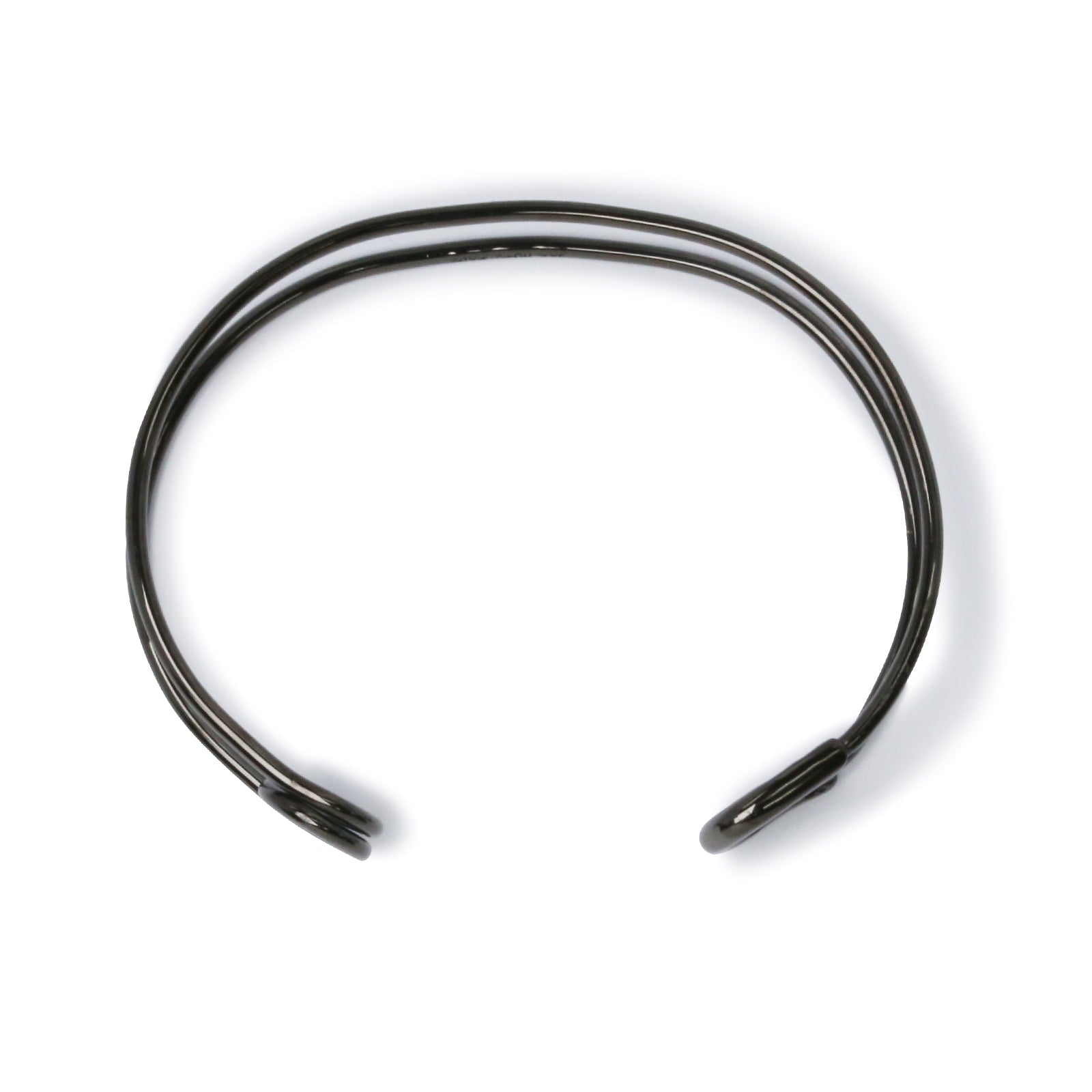Safety Pin Bangle - Black