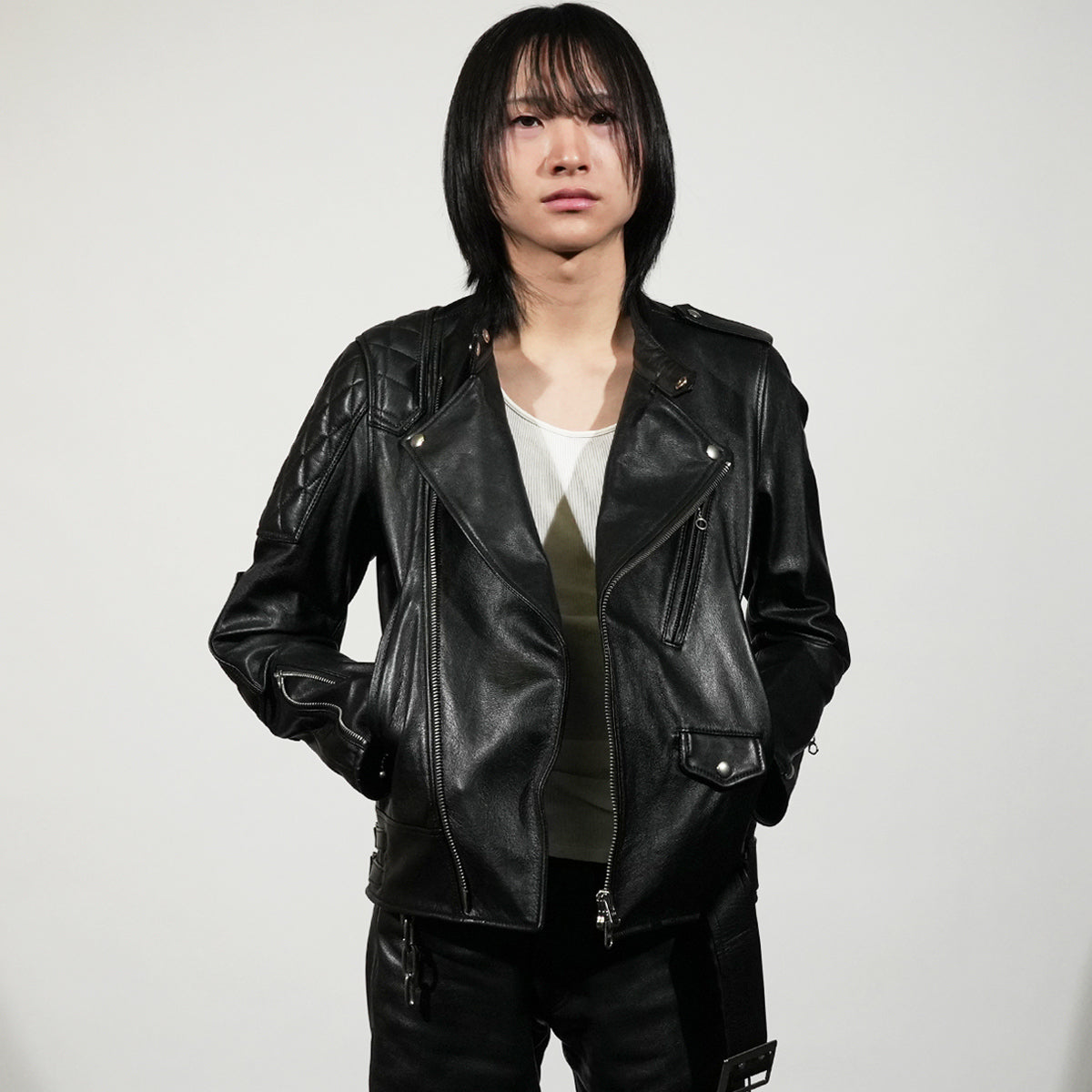 MONSTAR Leather Rider's Jacket