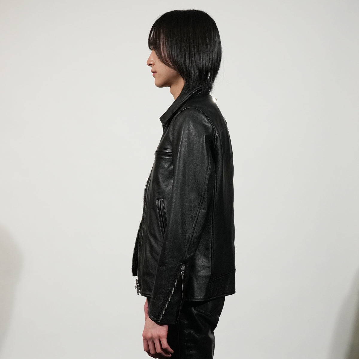 LEWISON Leather Rider's Jacket