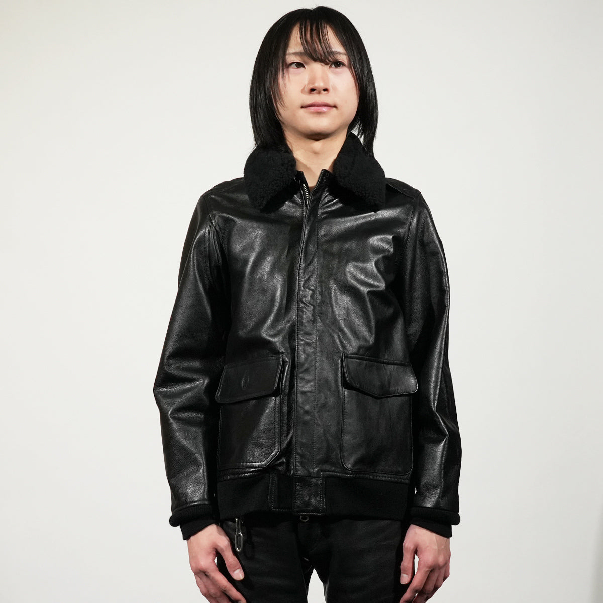AG3 Leather Flight Jacket