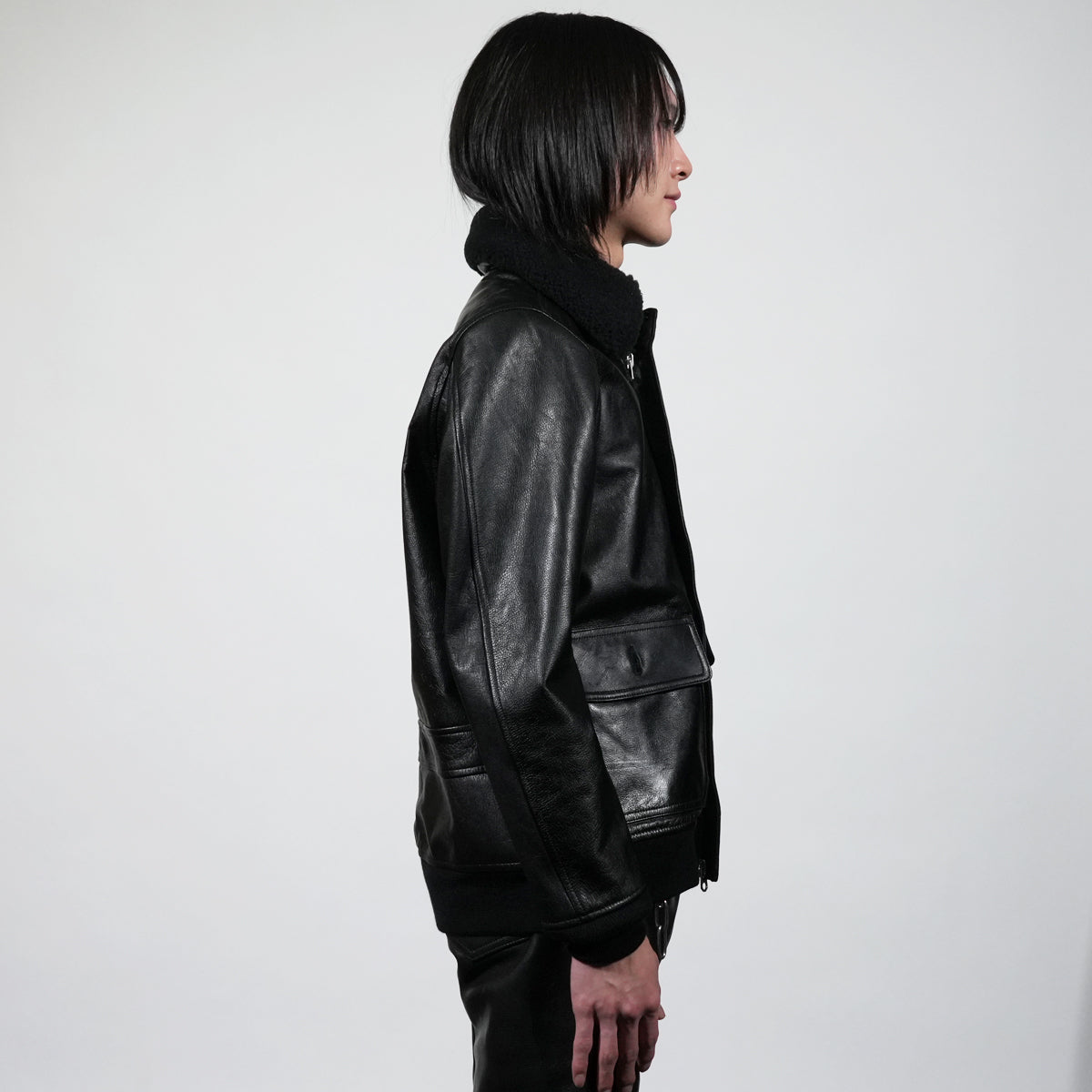AG3 Leather Flight Jacket