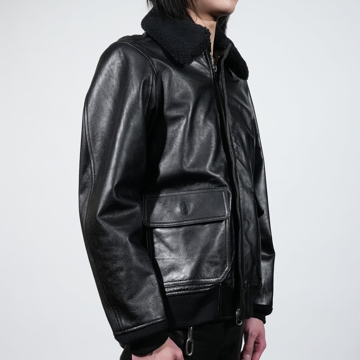 AG3 Leather Flight Jacket