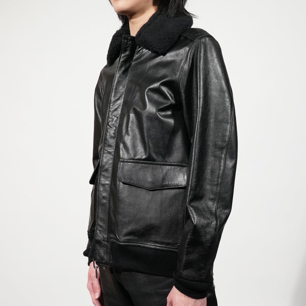 AG3 Leather Flight Jacket