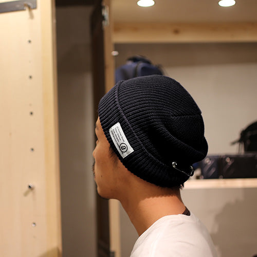 CA4LA Safety Pin JAM SHOP Knit Cap - Black | JAM HOME MADE GLOBL STORE