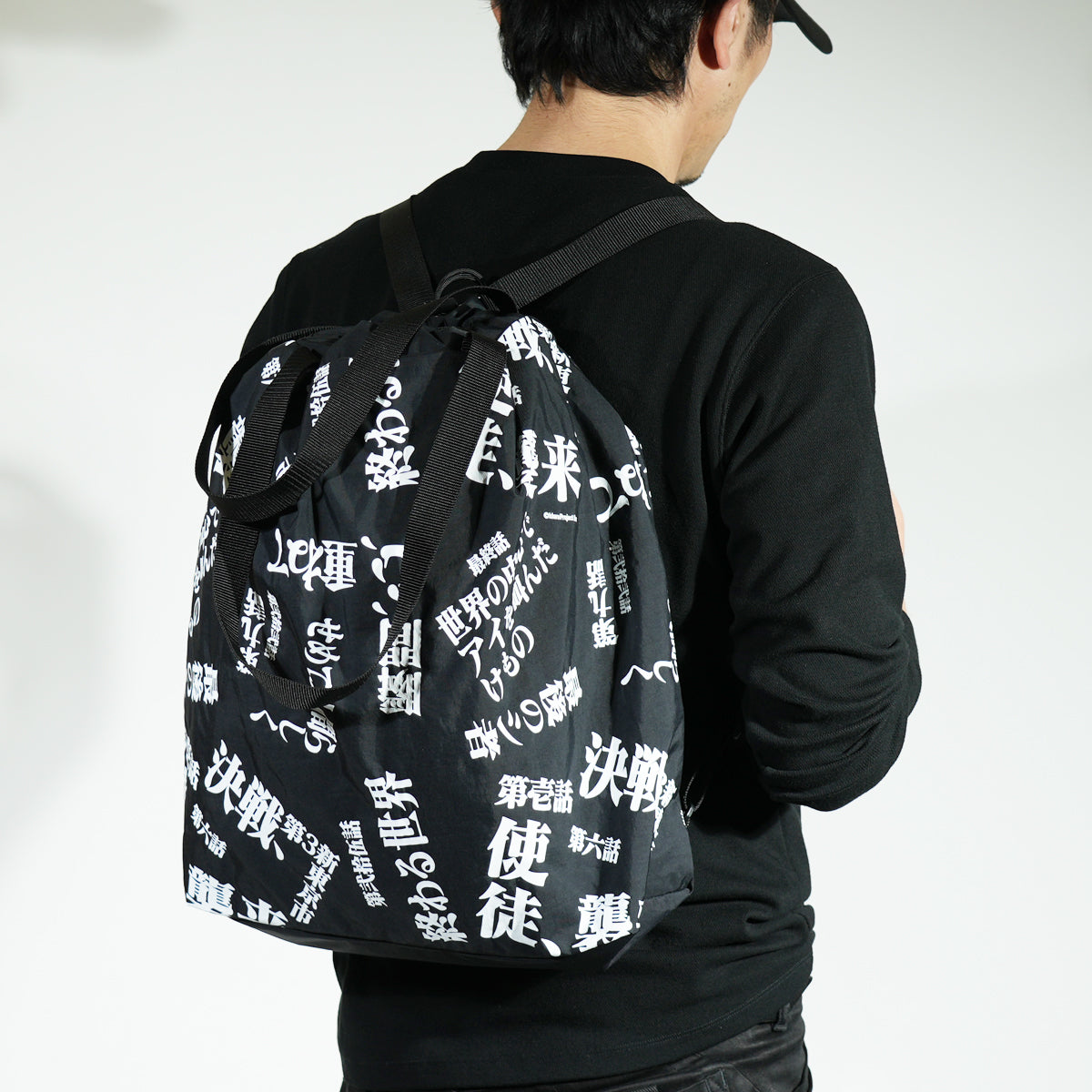 ×RADIO EVA EVANGELION Subtitle Camouflage Pattern 4NK Tote & Backpack/Rucksack "4NK experiment back bag Series #zwei"