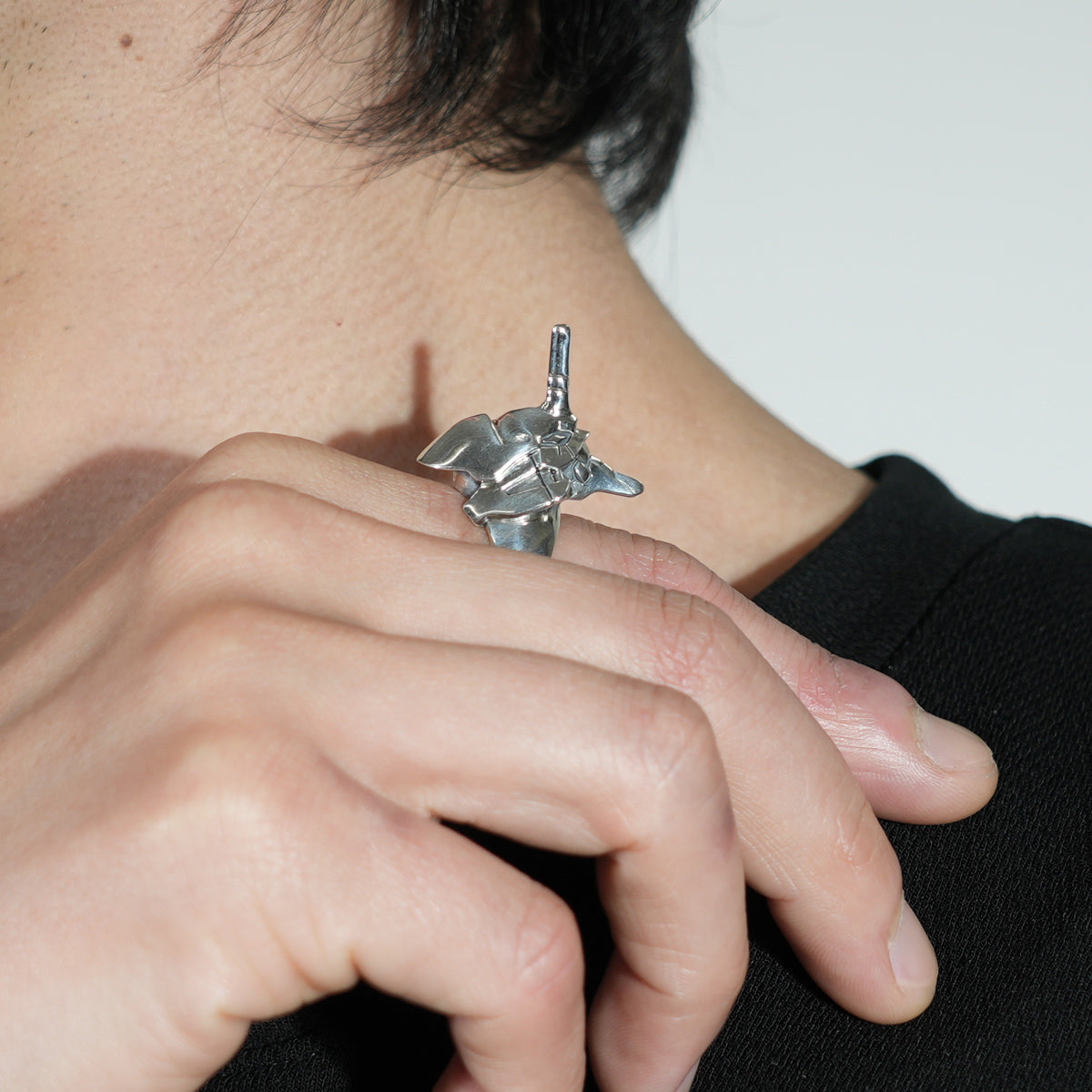 ×RADIO EVA UNIT-01 (Unit-01) Face Ring/Finger Ring