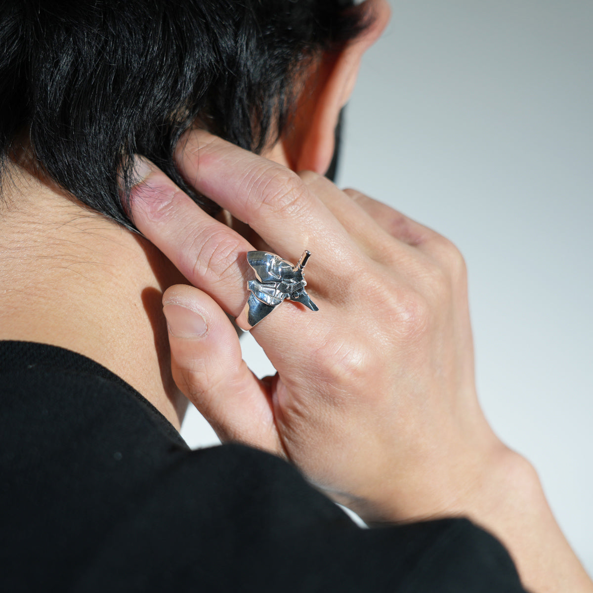 ×RADIO EVA UNIT-01 (Unit-01) Face Ring/Finger Ring