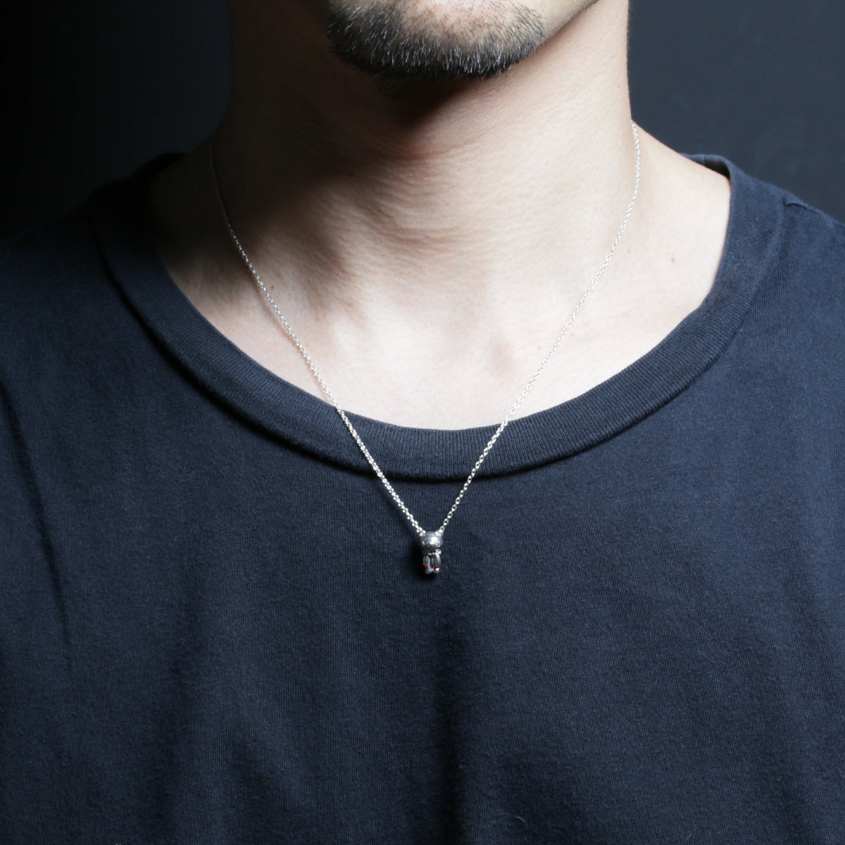 x GLOOMY CLOVER Necklace in Silver