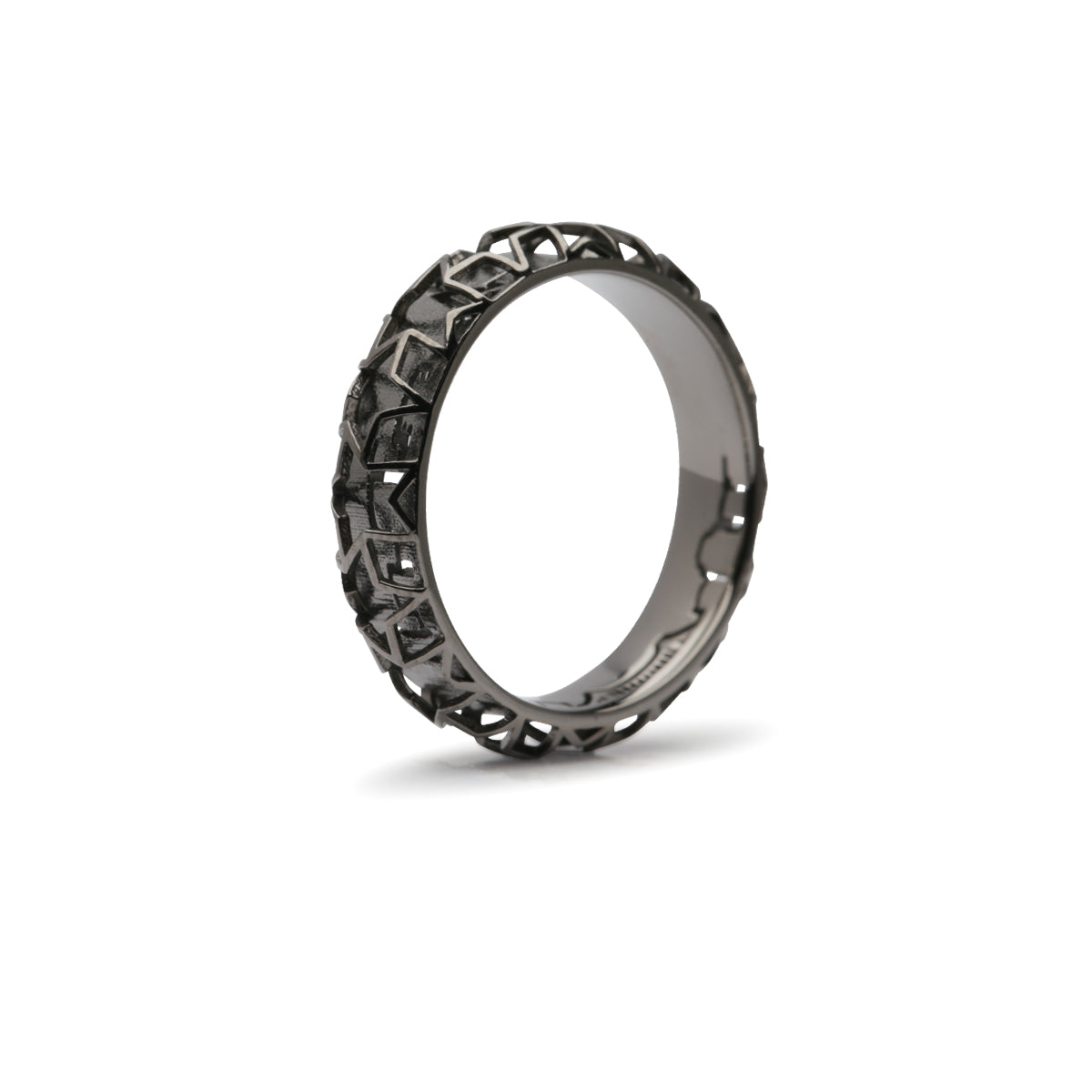 Techno City Tokyo Star Jewelry Ring Black / Single Item