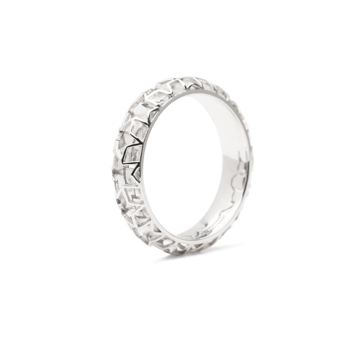 东京科技城之星珠宝戒指 铑金 / 单件装