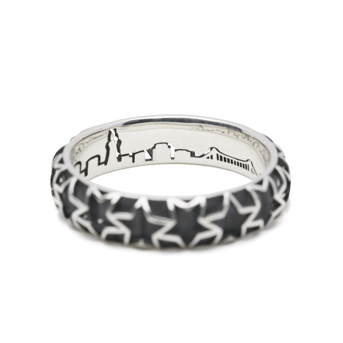 Techno City Tokyo Star Jewelry Ring Silver / Single Item