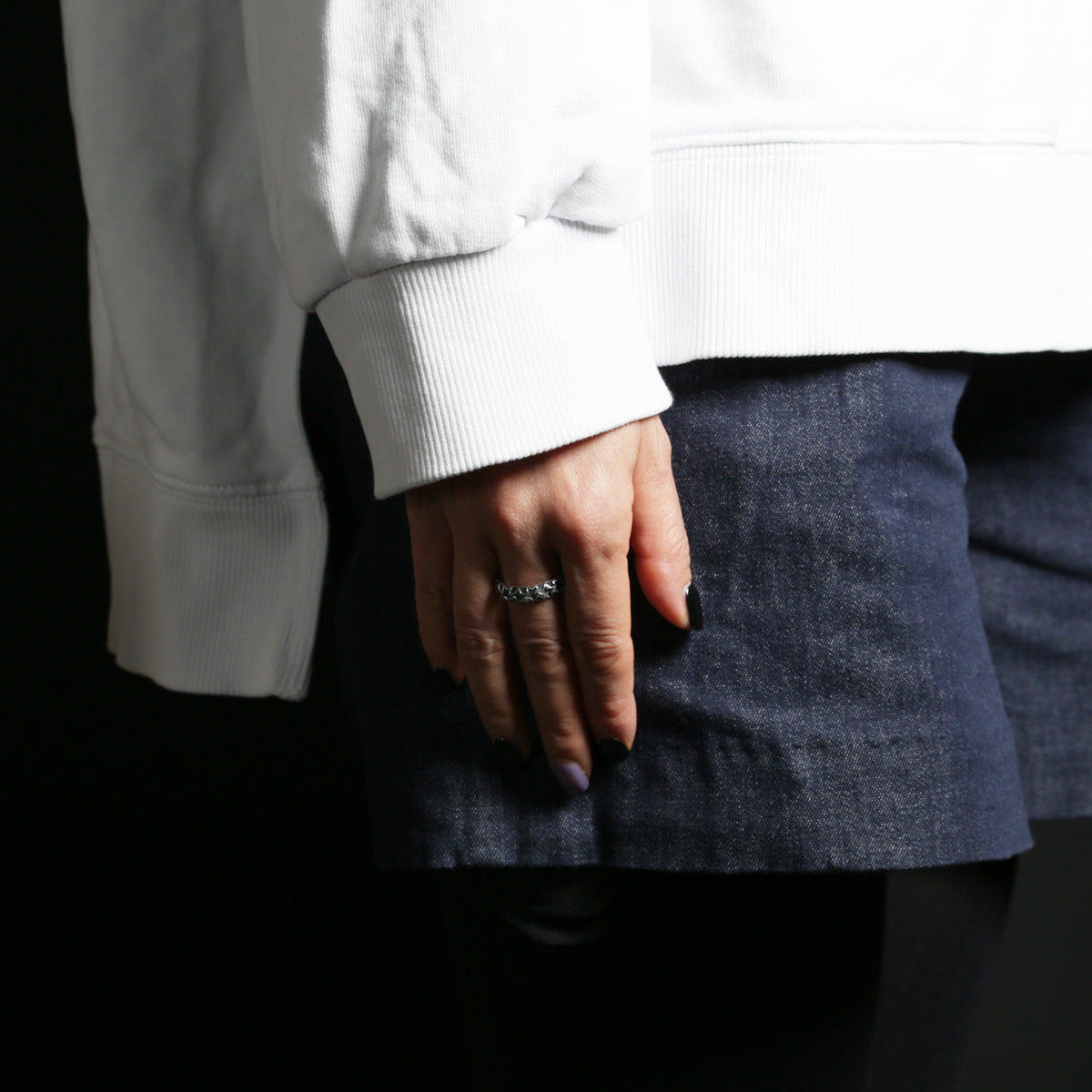 Techno City Tokyo Star Jewelry Ring Silver / Single Item